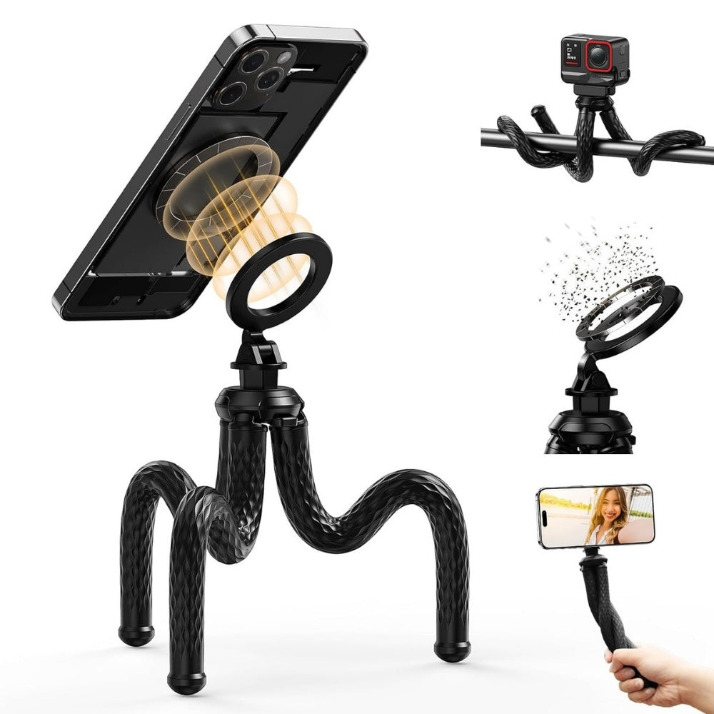 Telesin Flexible Magnetic Suction Phone Tripod