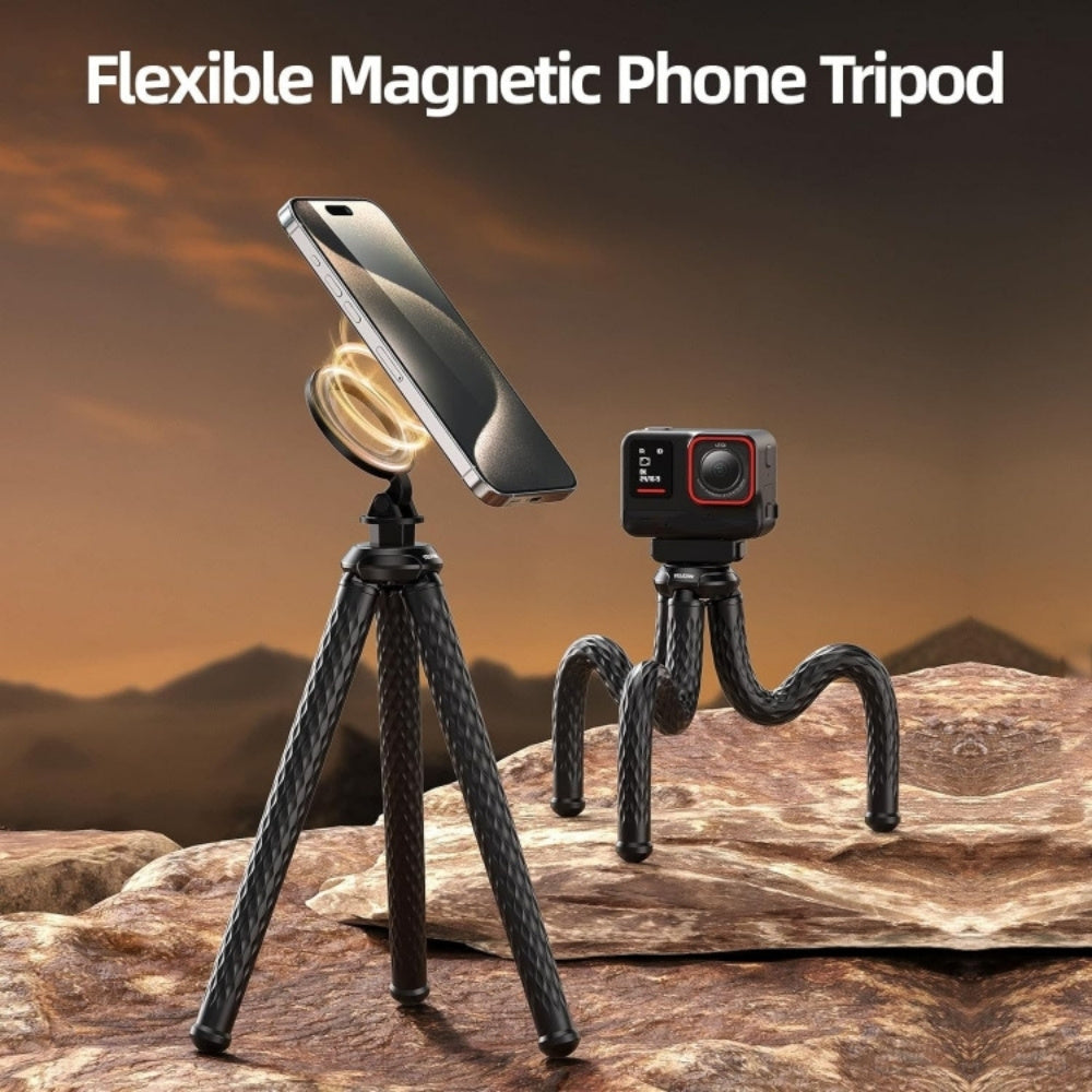 Telesin Flexible Magnetic Suction Phone Tripod