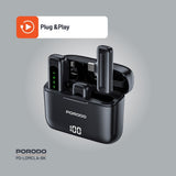 Porodo Lavalier Microphone (USB-C with Lightning Adapter)