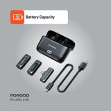 Porodo Lavalier Microphone (USB-C with Lightning Adapter)