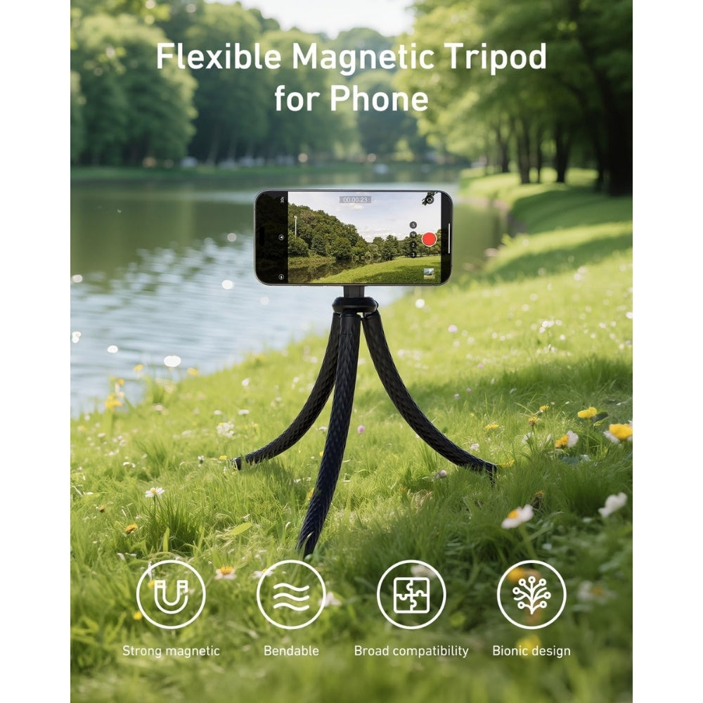 Telesin Flexible Magnetic Suction Phone Tripod