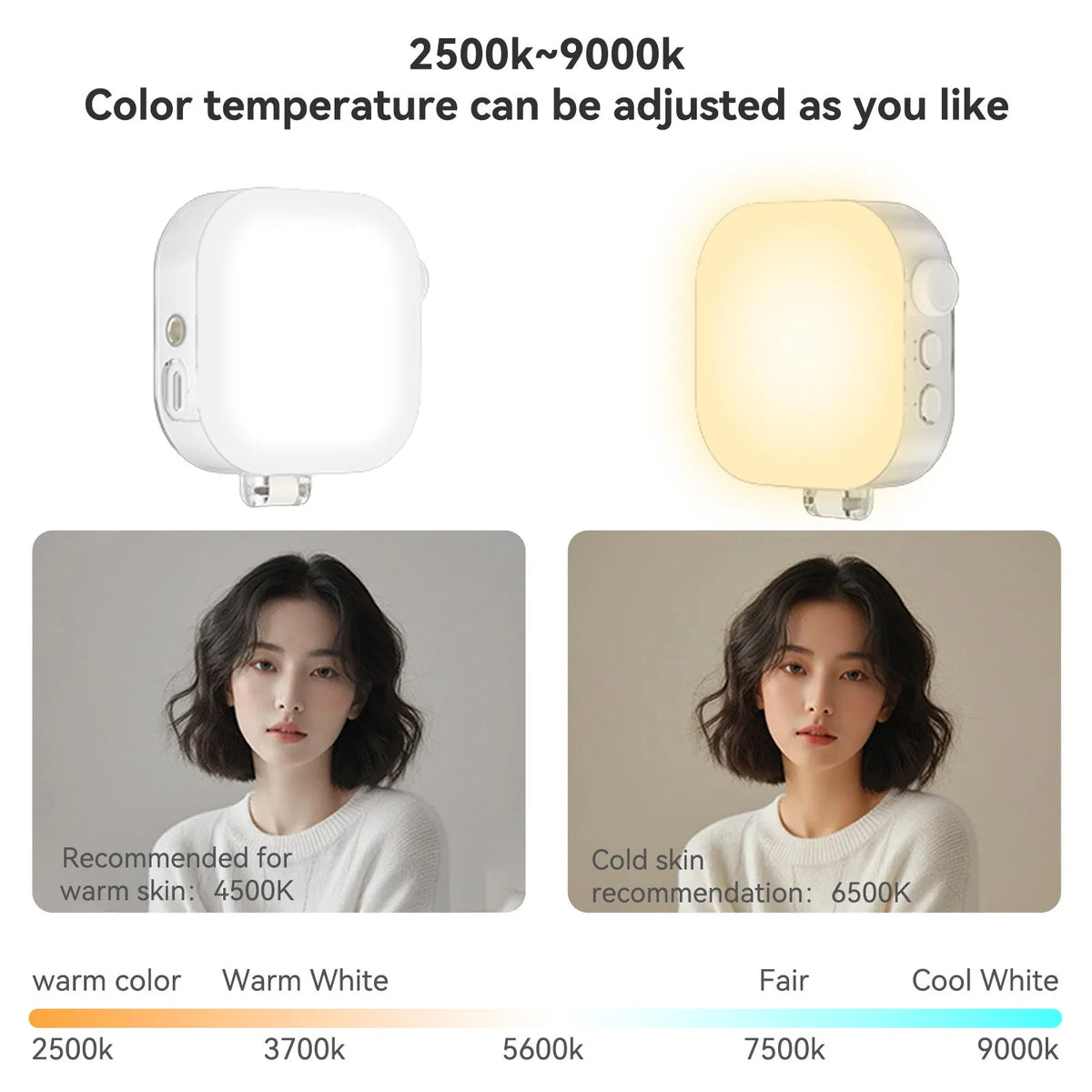 Telesin Magnetic RGB Ice Cube Light