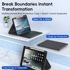 TOTU Apple iPad 12.9 Magic Keyboard Leather Case