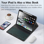 TOTU Apple iPad 12.9 Magic Keyboard Leather Case