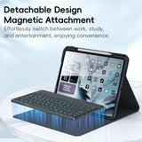 TOTU Apple iPad 10.9 and iPad 11 (A16) Magic Keyboard Leather Case