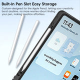 TOTU Apple iPad 10.9 and iPad 11 (A16) Magic Keyboard Leather Case