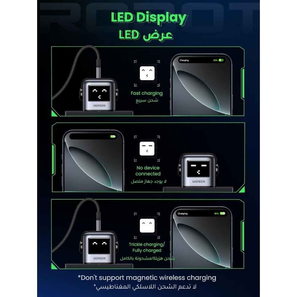UGREEN Nexode Robot GaN 65W Power Adapter