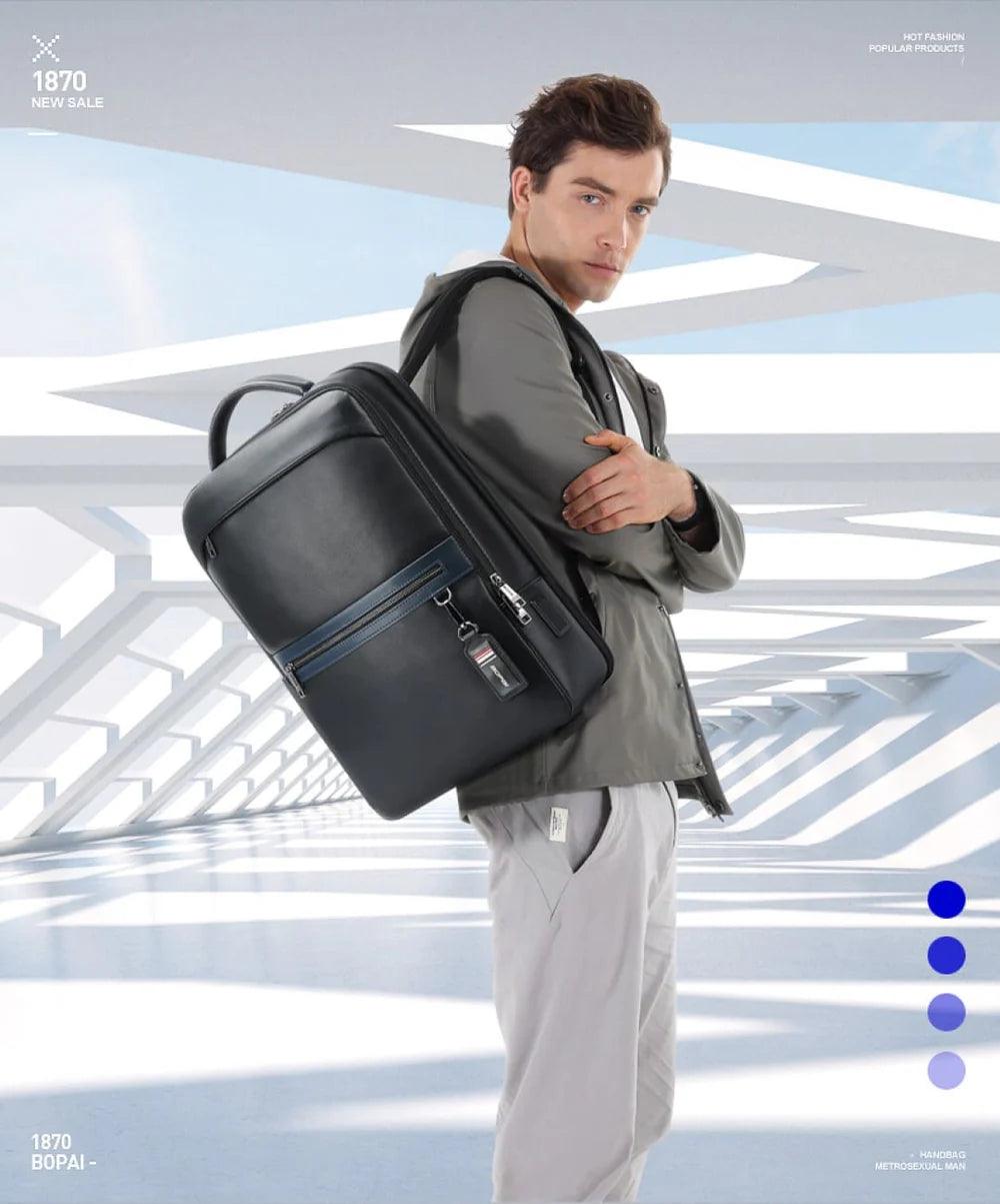 Bopai The Richard™ Elite Leather 15.6 BackPack - Saleshubstore