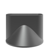 Green Lion LUXAIR Hair Dryer 1600W – Digital Display, Magnetic Nozzle & Thermostat Control (Gray)