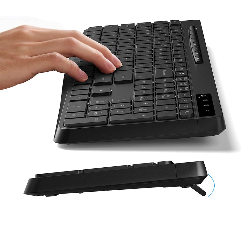 WiWU KM-01 Wireless Keyboard & Mouse Combo – Slim, Silent, Multi-Device Desktop Set