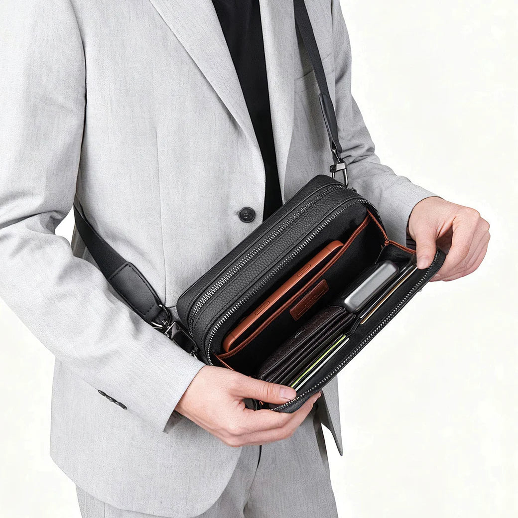 WiWU Fingerprint Lock Crossbody Bag