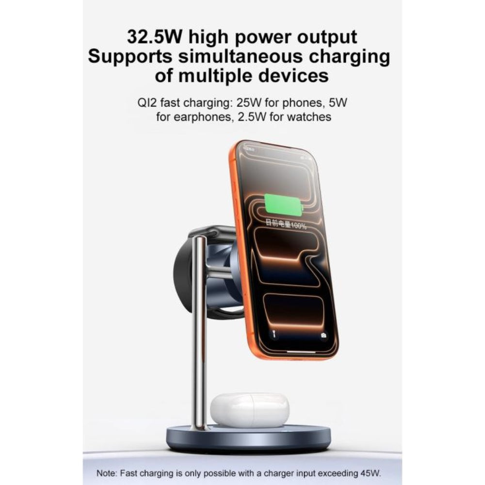 Yesido 25W Wireless 3 in 1 Charging Station (32.5W Max)