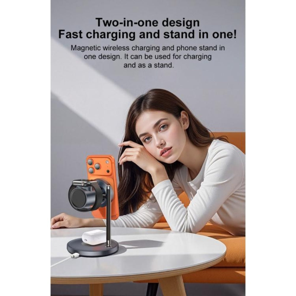 Yesido 25W Wireless 3 in 1 Charging Station (32.5W Max)