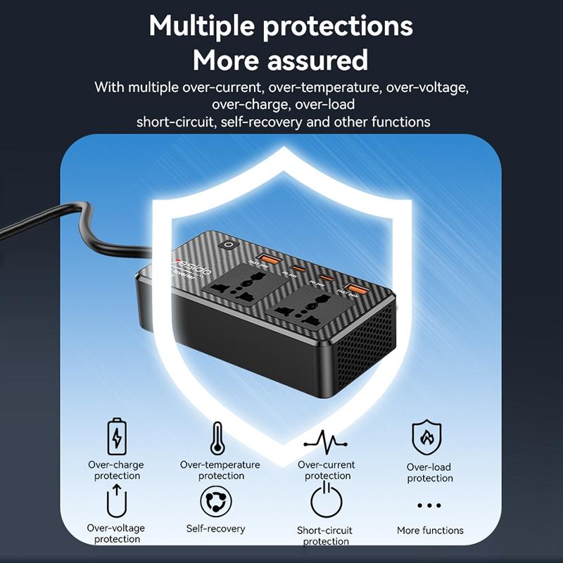 Yesido VC07 200W Car Inverter