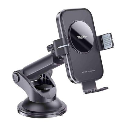 Yesido C118 15W Fast Wireless Charging Dashboard Phone Holder - Saleshubstore
