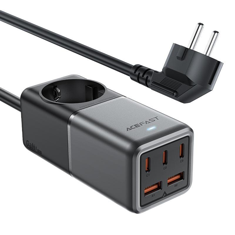 AceFast Fast Charge Power Strip Z2 PD75W GaN (3xUSB-C+2xUSB-A) EU - Saleshubstore