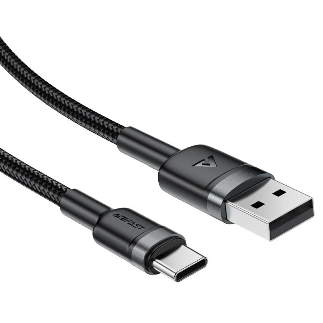 Acefast C22-04 USB-A to USB-C Charging & Data Cable – 3A Fast Charge, Nylon Braided