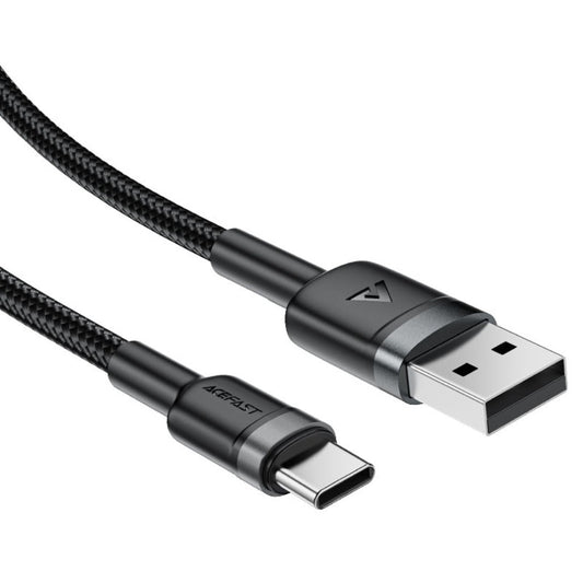 Acefast C22-04 USB-A to USB-C Charging & Data Cable – 3A Fast Charge, Nylon Braided