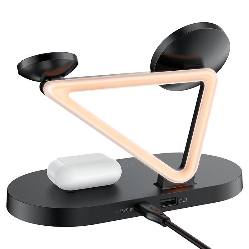 ACEFAST E9 3-in-1 Desktop Wireless Charging Holder - Saleshubstore