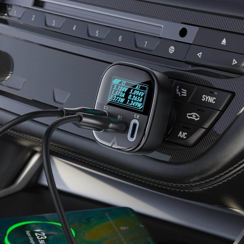 ACEFAST B5 101W Fast Charge Car Charger (2xUSB-C+USB-A) - Saleshubstore