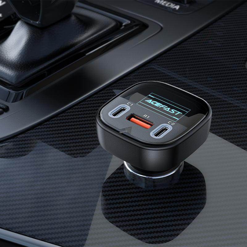 ACEFAST B5 101W Fast Charge Car Charger (2xUSB-C+USB-A) - Saleshubstore