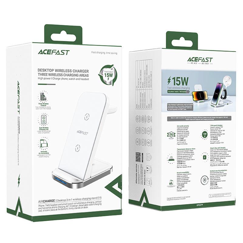 ACEFAST Wireless Charger Desktop Holder E15 - Saleshubstore