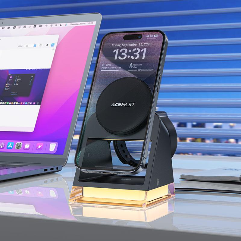 ACEFAST E17 3-in-1 Magnetic Wireless Charging Station - Saleshubstore