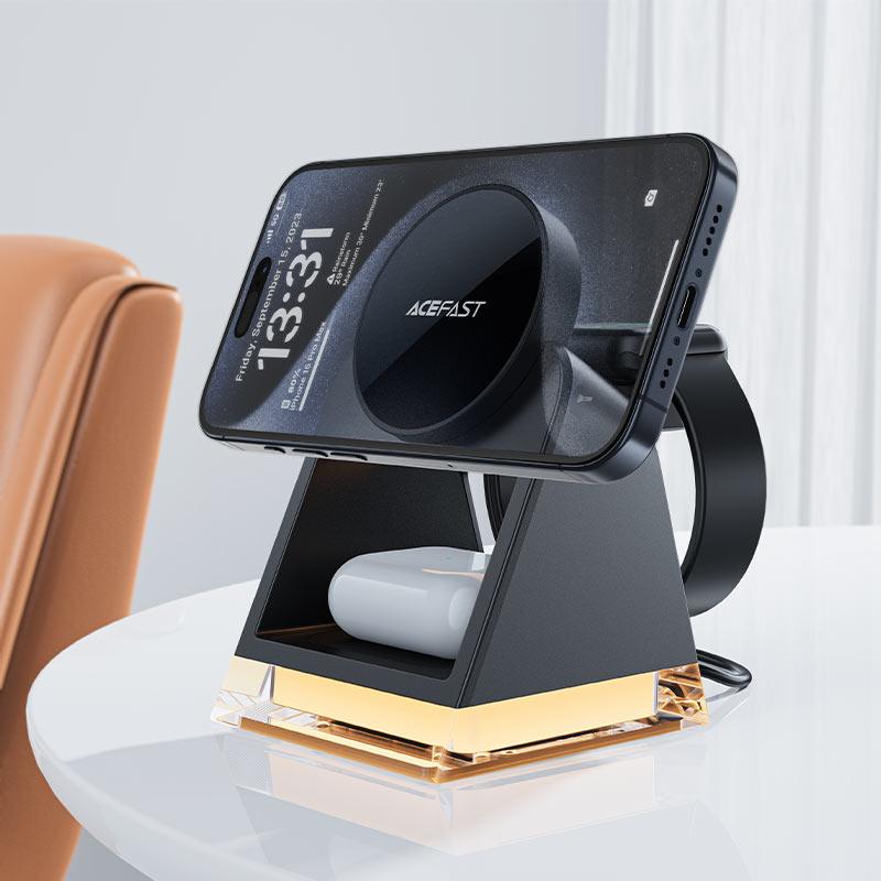 ACEFAST E17 3-in-1 Magnetic Wireless Charging Station - Saleshubstore