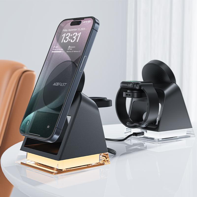 ACEFAST E17 3-in-1 Magnetic Wireless Charging Station - Saleshubstore