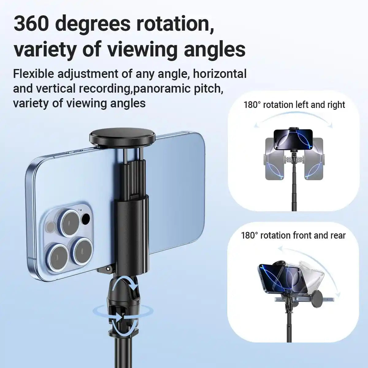 Acefast E31 Automatic Selfie Stick Tripod – Smart Adjustable Phone Stand for Photos & Videos