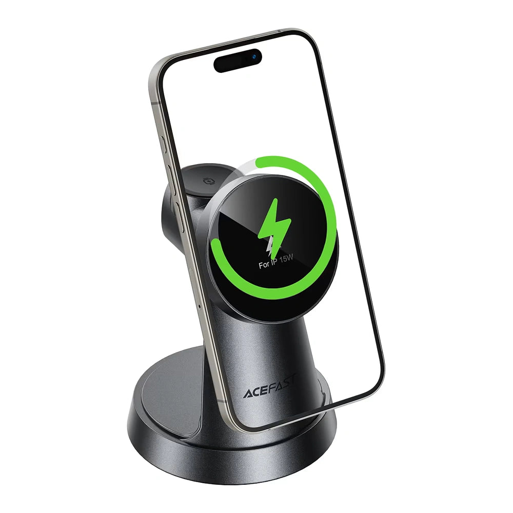 ACEFAST E48 3-in-1 Desktop Wireless Charging Station