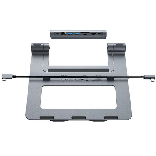 ACEFAST E5 Plus 8-in-1 Laptop Stand with USB-C Hub - Saleshubstore