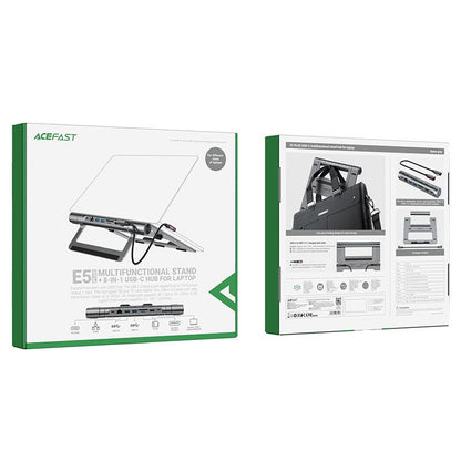 ACEFAST E5 Plus 8-in-1 Laptop Stand with USB-C Hub - Saleshubstore