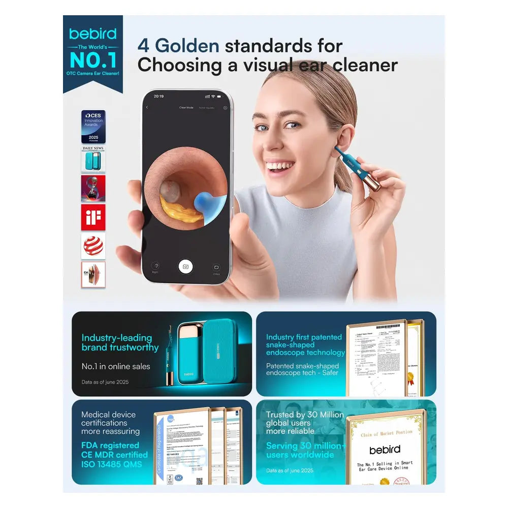 Bebird EarSight Ultra 2K Smart Visual Ear Cleaner
