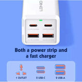 LDNIO SC1418 65W Fast Charging Desktop Power Strip with USB-C & USB-A Ports - Saleshubstore