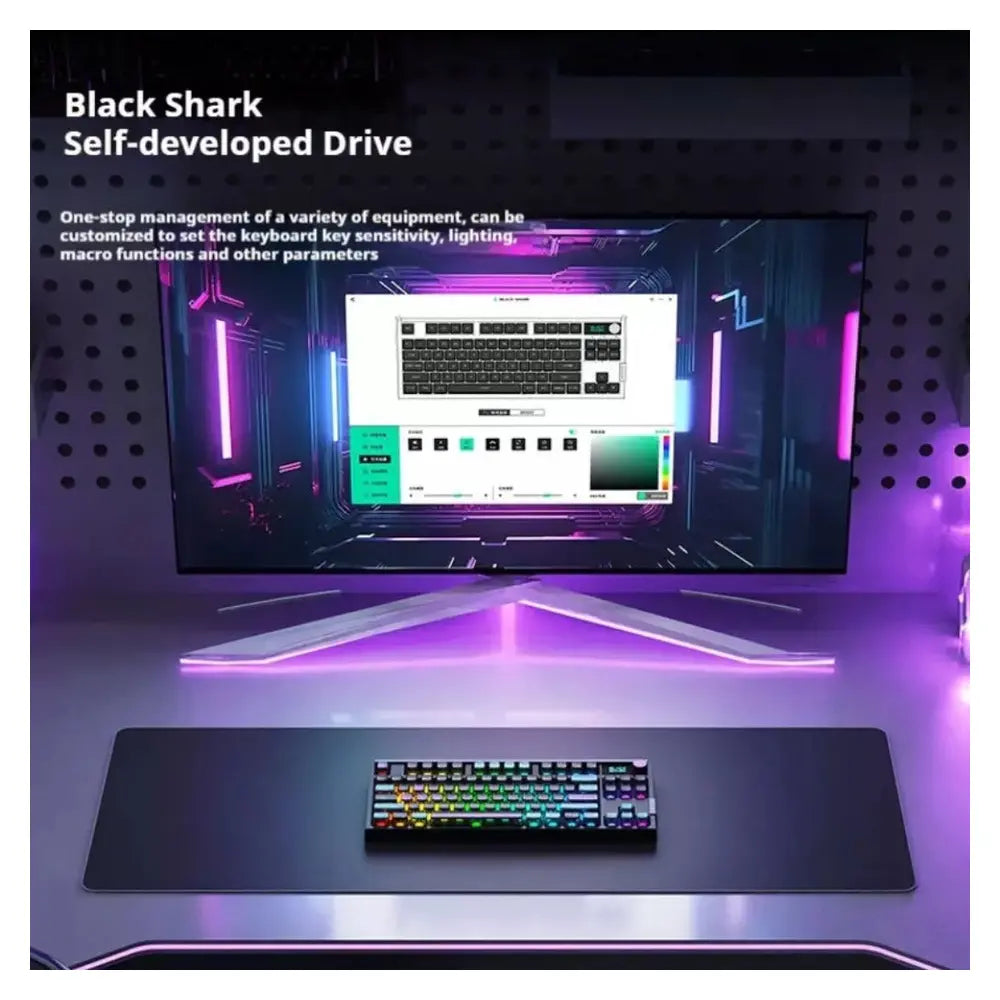 Black Shark Wireless Gaming Keyboard with Gasket Design