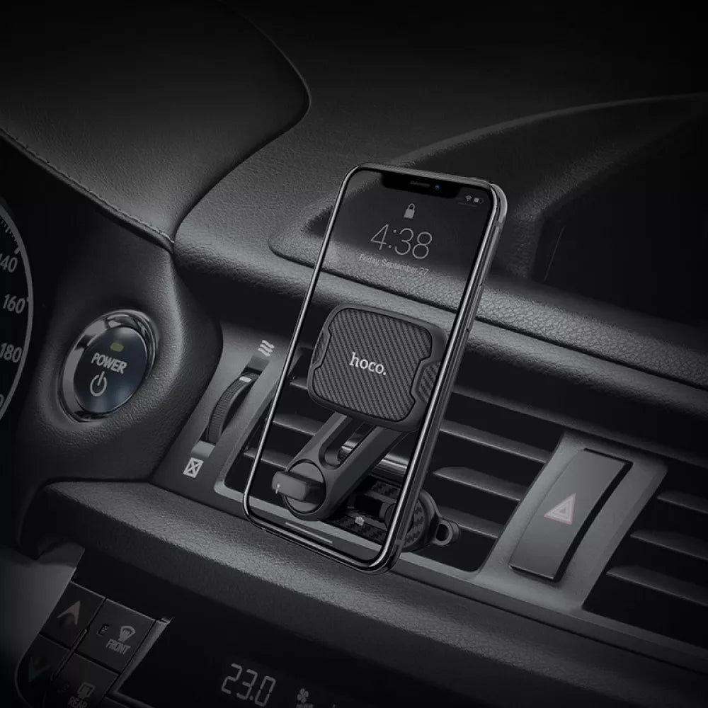 Car Holder Hoco CA68 Sagittarius Series Double Air Outlet Magnetic - Saleshubstore