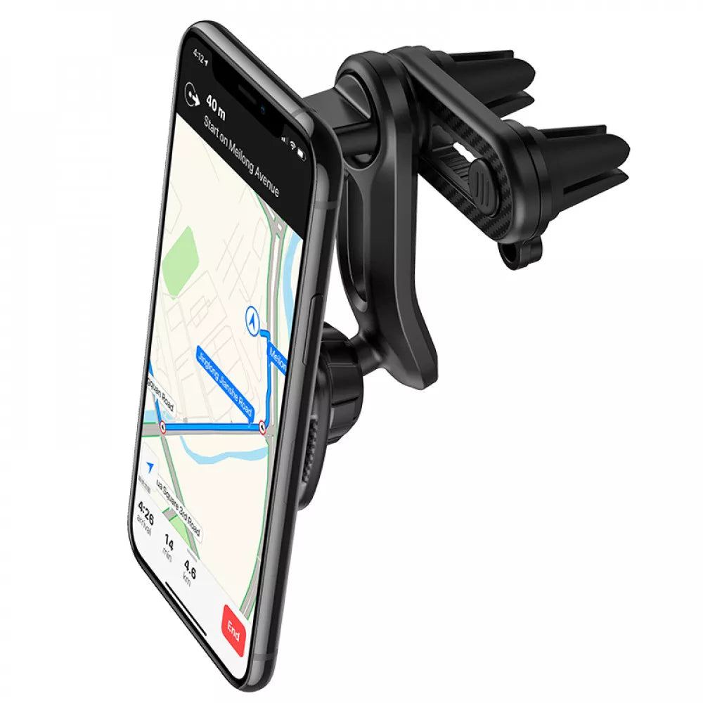 Car Holder Hoco CA68 Sagittarius Series Double Air Outlet Magnetic - Saleshubstore