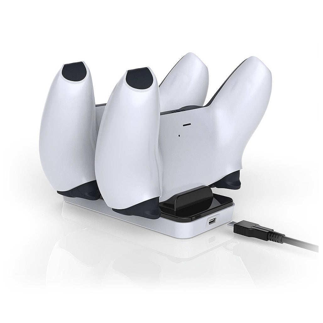 DOBE Dual Charging Dock Station for PlayStation 5 Controllers – Type-C Fast Charging Stand
