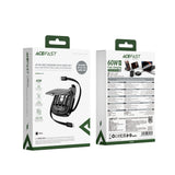 Acefast J3 Multifunctional Travel Set with Retractable Charging Data Cable – Black