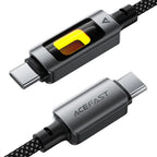 Acefast C21-03 USB-C to USB-C 60W Fast Charging Cable – Durable Type-C Data & Power Cable