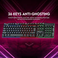 Fantech Fighter III K614L wired RGB keyboard in Black