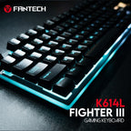 Fantech Fighter III K614L wired RGB keyboard view 1
