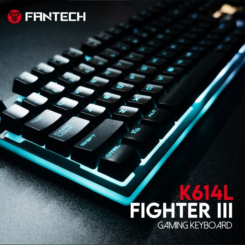 Fantech Fighter III K614L wired RGB keyboard view 1