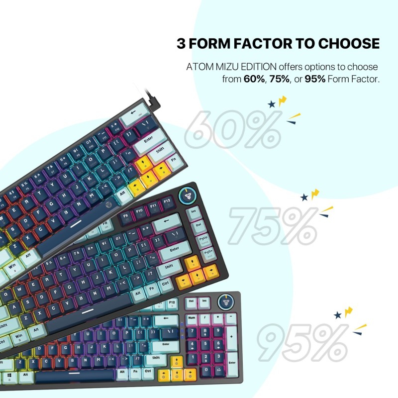 Fantech ATOM81 MK875V2 MIZU Edition view 2