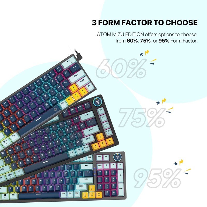 Fantech ATOM96 MK890V2 MIZU Edition view 2