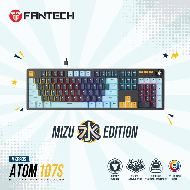 Fantech ATOM107S MK893S MIZU Edition view 1
