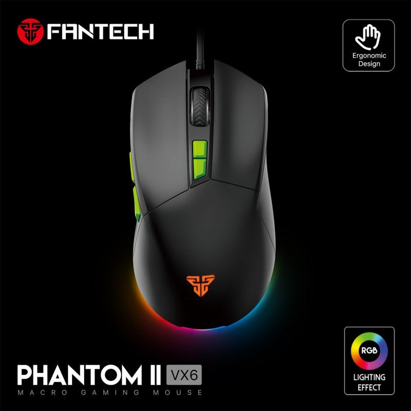 Fantech Phantom II VX6 RGB lighting