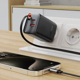 Acefast A111 PD67W Fast Wall Charger – USB-A & USB-C GaN Charger with USB-C Cable (EU Plug)