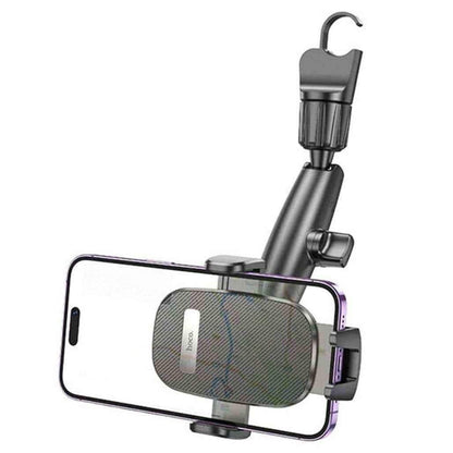 Hoco H17 Waves Rear View Mirror Car Phone Holder – Dual Axis Adjustable Design for All Smartphone - Saleshubstore